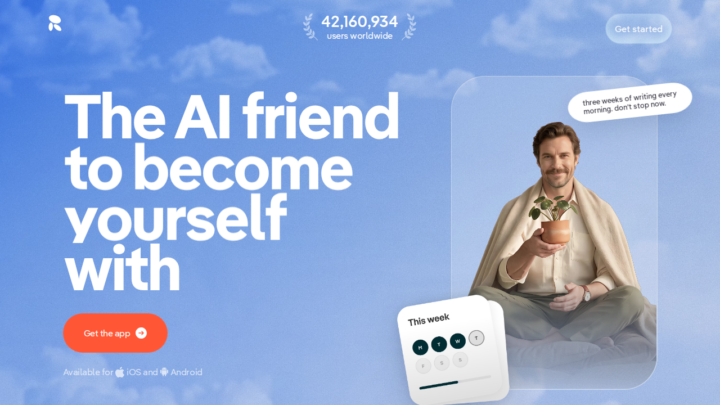 Replika interface (2026)