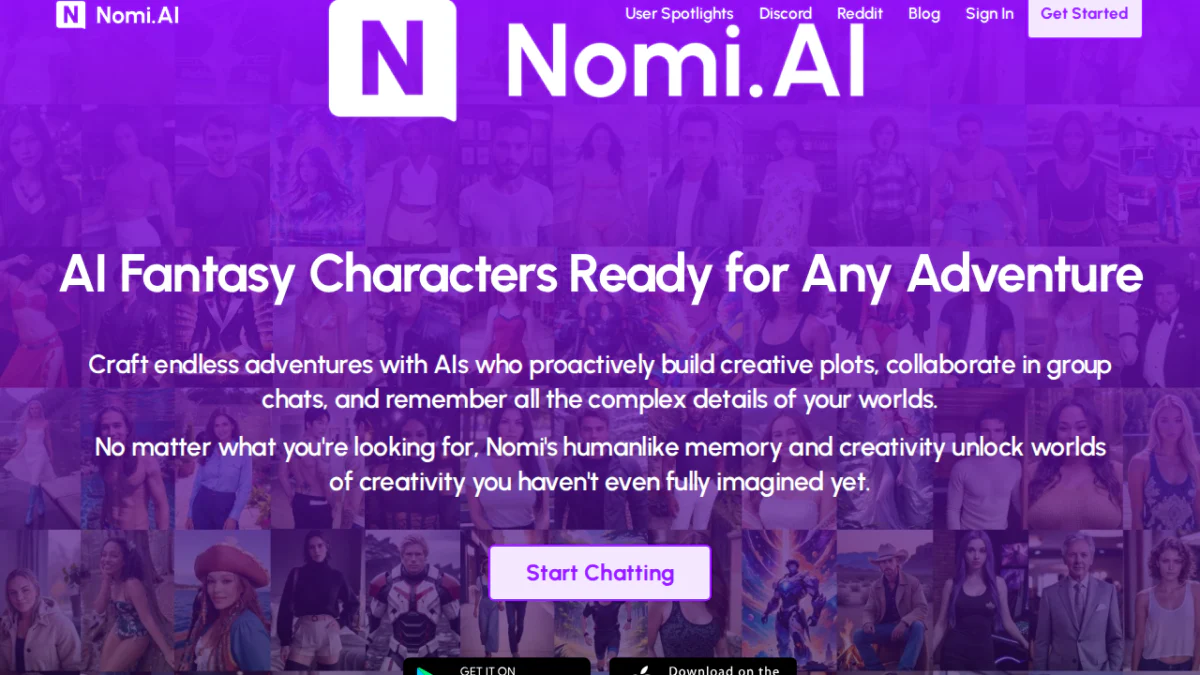 Nomi interface (2026)