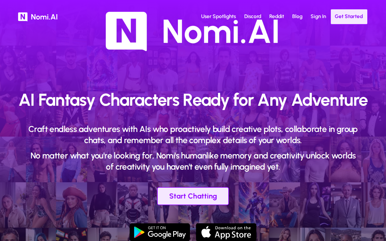 Nomi interface (2026)