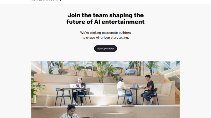 Character.AI interface (2026)