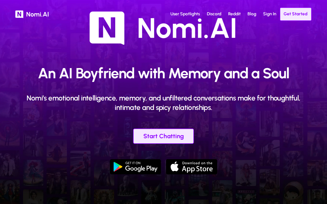 Nomi interface (2026)