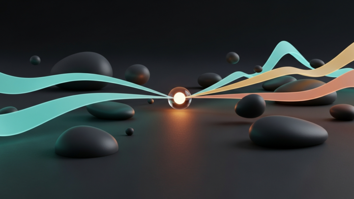 Abstract illustration of choosing among AI roleplay chat alternatives